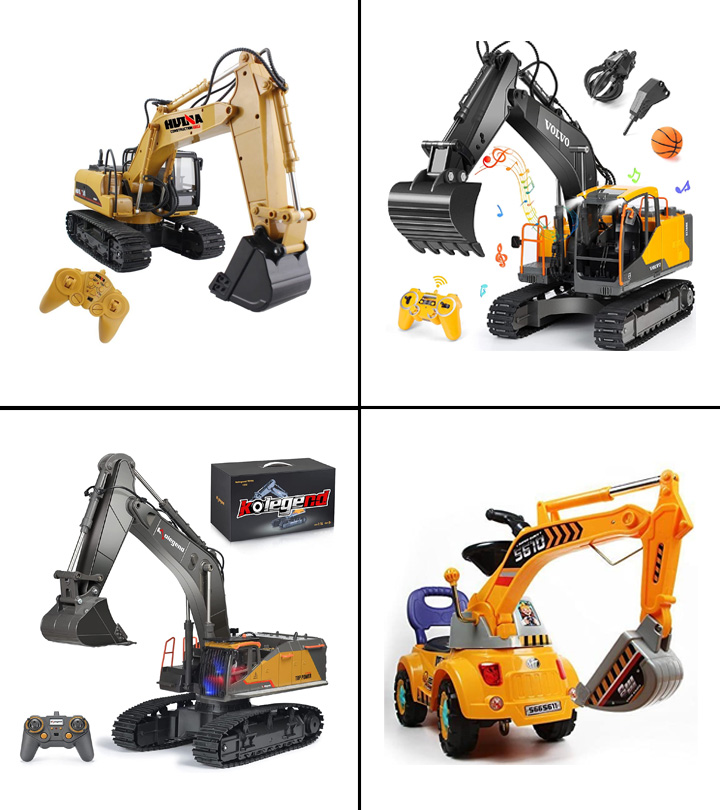 15 Best Toy Excavators For Kids To Buy In 2023