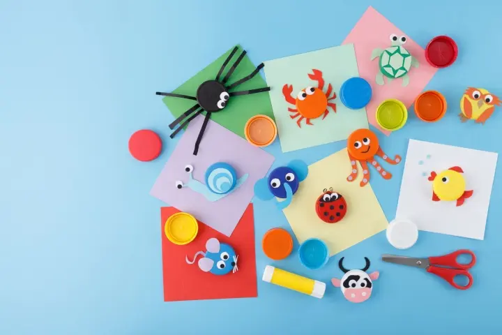 Bottle Cap Animal Crafts
