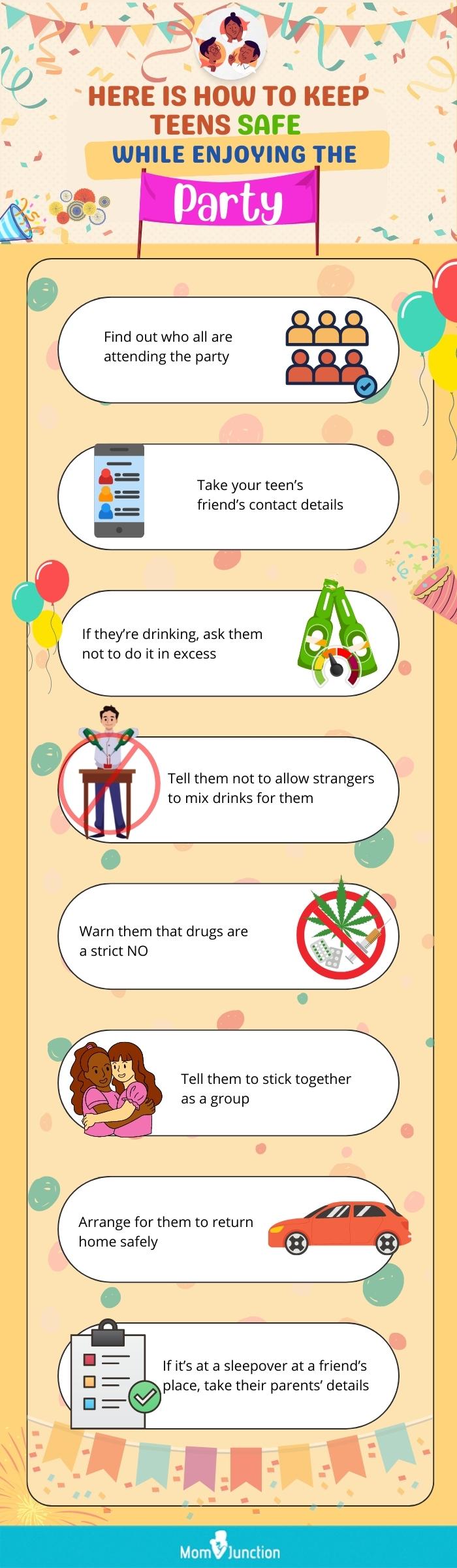 here is how to keep teens safe while enjoying the party (infographic)