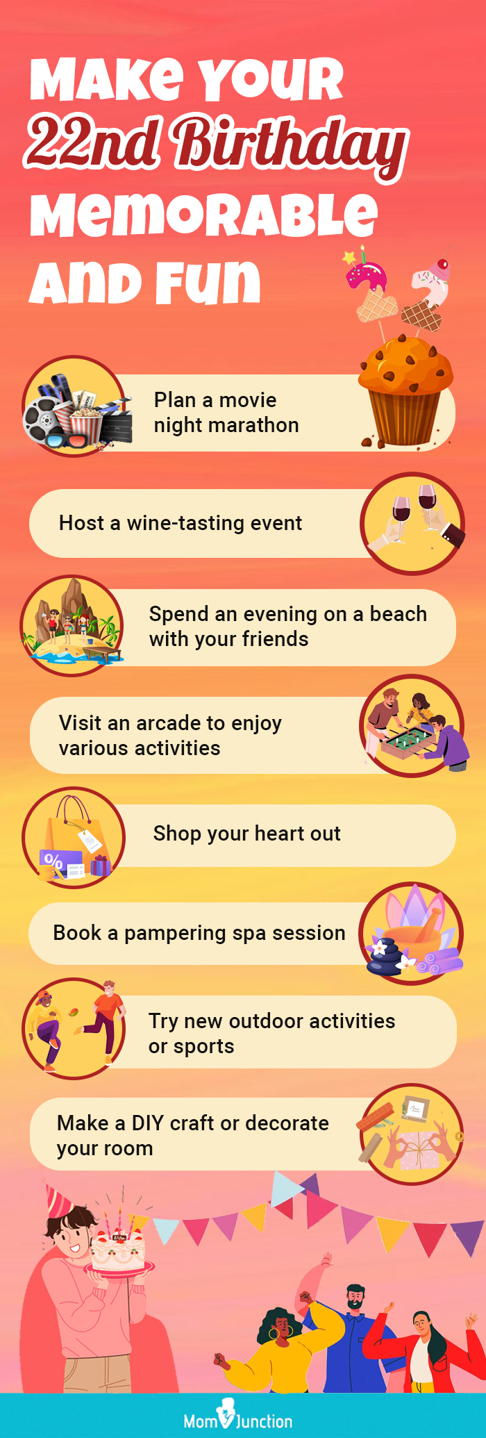 make your 22nd birthday memorable and fun [infographic]