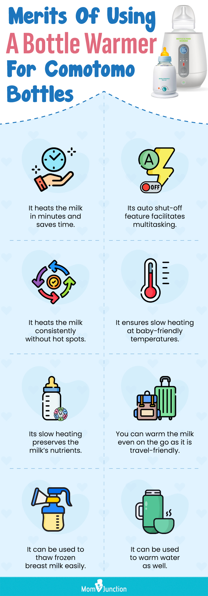 Merits Of Using A Bottle Warmer For Comotomo Bottles (infographic)