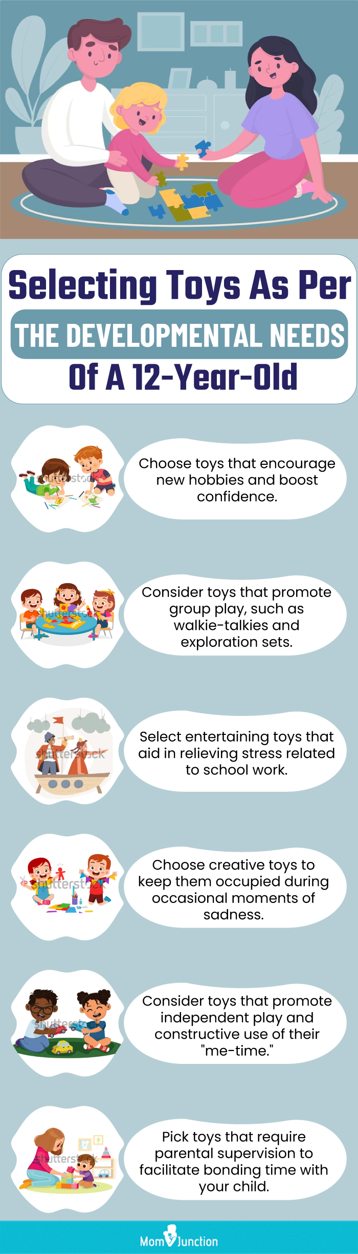 Selecting Toys As Per The Developmental Needs Of A 12 Year Old (infographic)