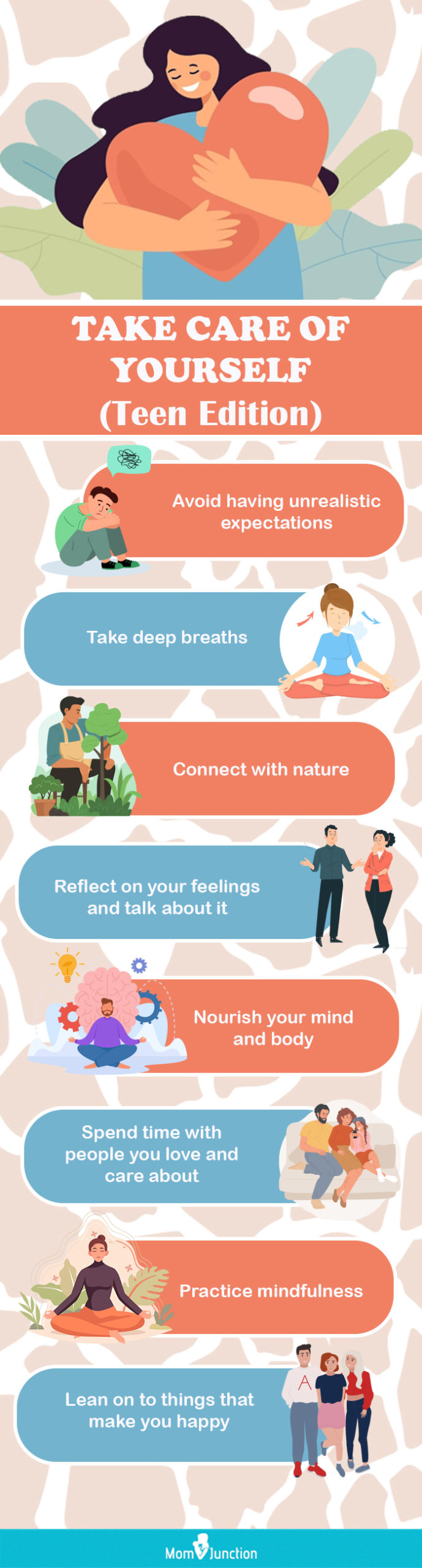 self care for teens (infographic)