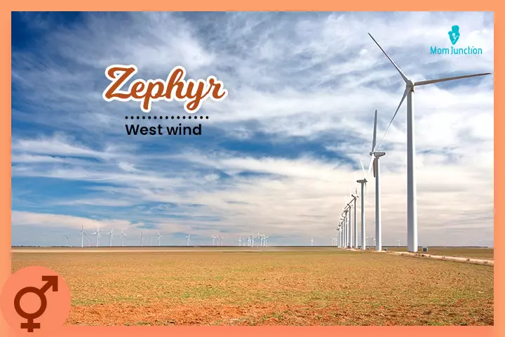 Zephyr is a name of Greek origin