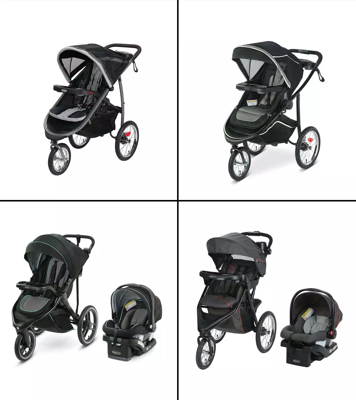 Height-adjustable, durable, and spacious jogging strollers for active parents.