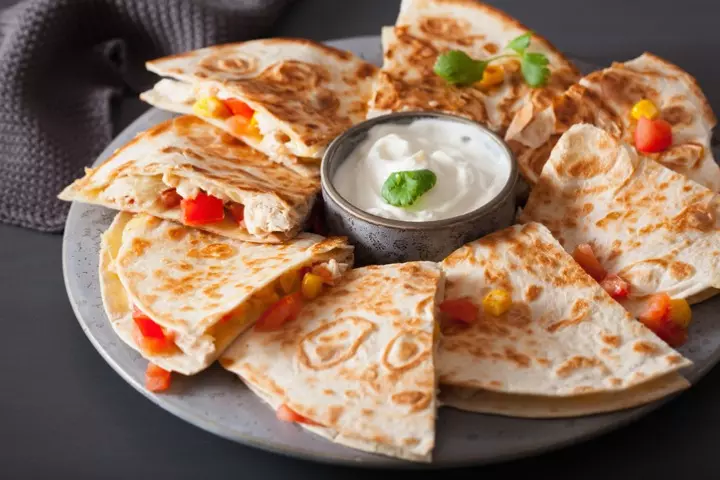 Quesadilla breakfast for kids