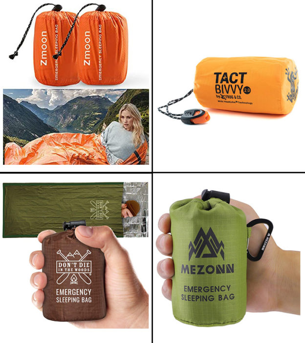 UCAN Emergency Sleeping Bag Bivy Reusable Survival bevy Bag with 120db Whistle 