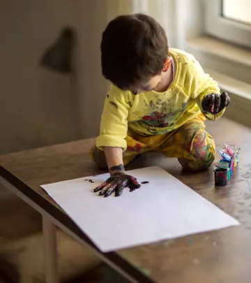 15 Safe And Easy Finger Painting Ideas For Toddlers