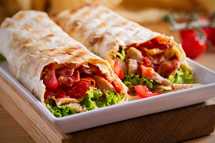 Chicken bacon with ranch wrap recipe for teenagers to cook