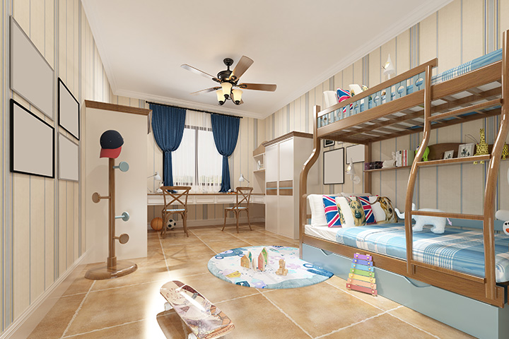 All-in-one set up, toddler room idea for boys and girls