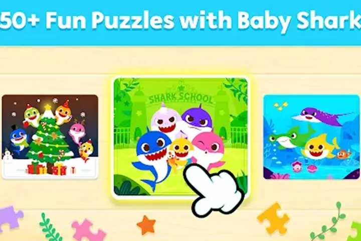 Baby Shark Jigsaw Puzzle Fun app for toddlers