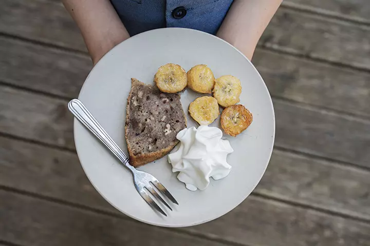 Banana bread finger foods for kids