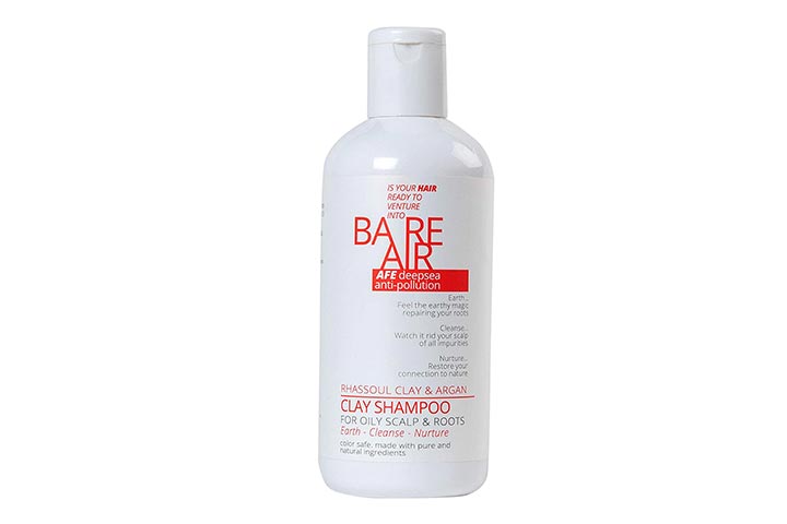 Bareair Anti-Pollution Natural Rhassoul Clay & Argan Oil Shampoo