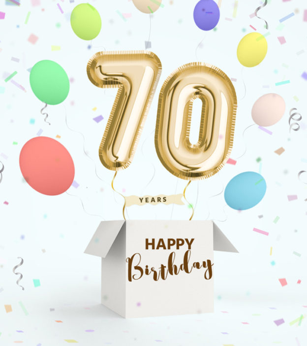 75 Best And Funny 70th Birthday Wishes And Messages