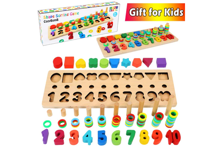 CozyBomB Wooden Number Puzzle