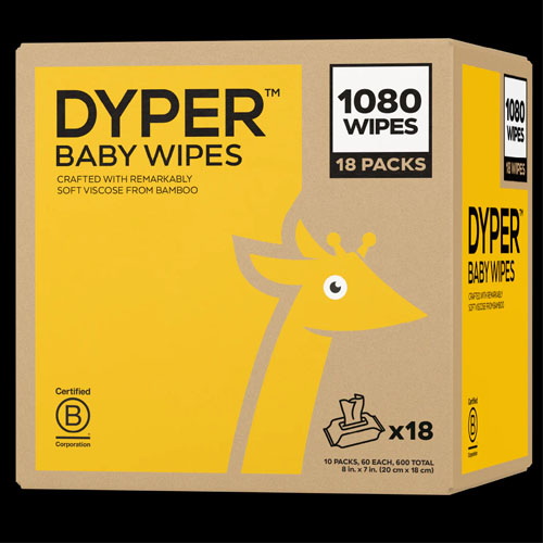 Dyper Viscose Bamboo Baby Wet Wipes