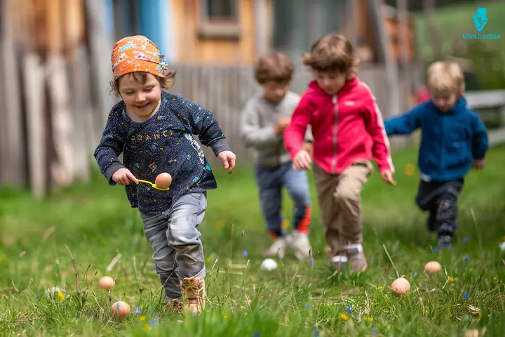 Egg and spoon race is a fun birthday game