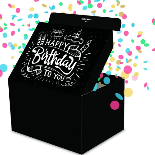 FettiPop Exploding Confetti Gift Box
