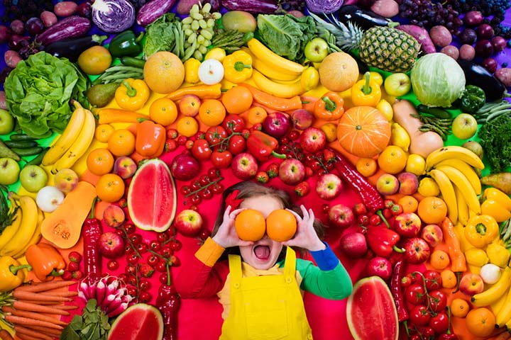 Fruit punch photo ideas for toddlers