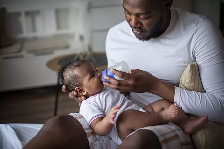 Give them plenty of fluids. Dress the baby in loose clothes. 