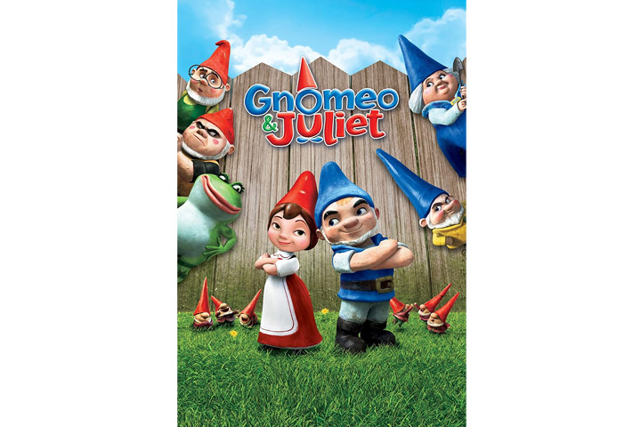 Gnomeo and Juliet, Valentines movies for kids
