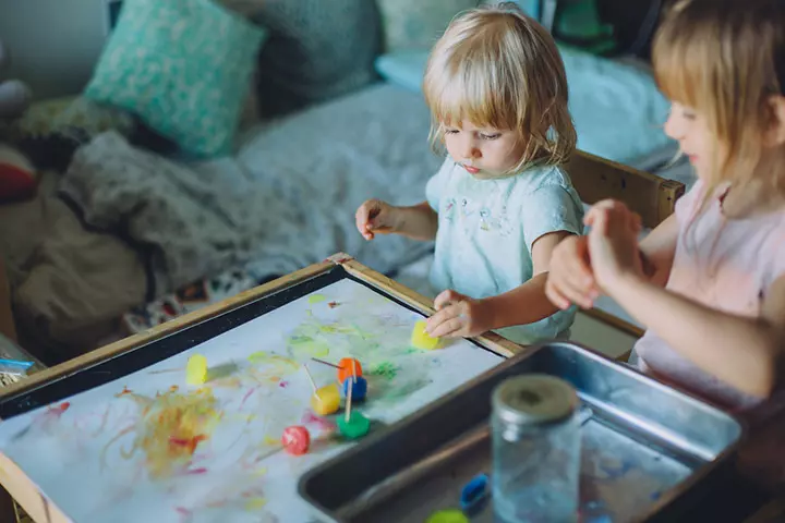 Ice painting