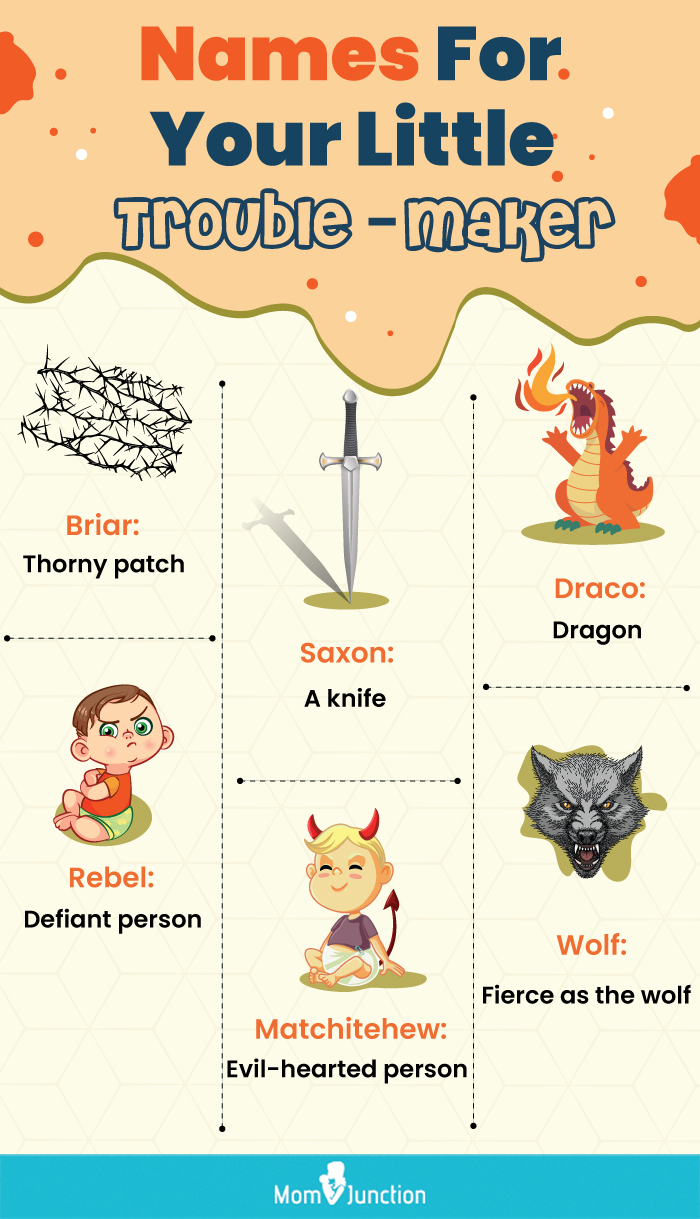 names for your little trouble maker [infographic]