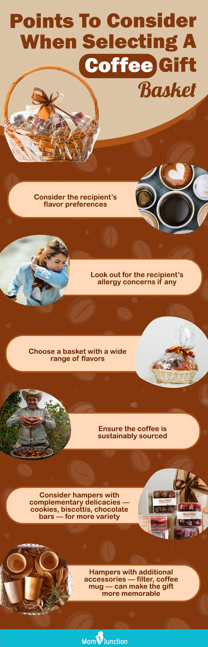 Points To Consider When Selecting A Coffee Gift Basket (Infographic)