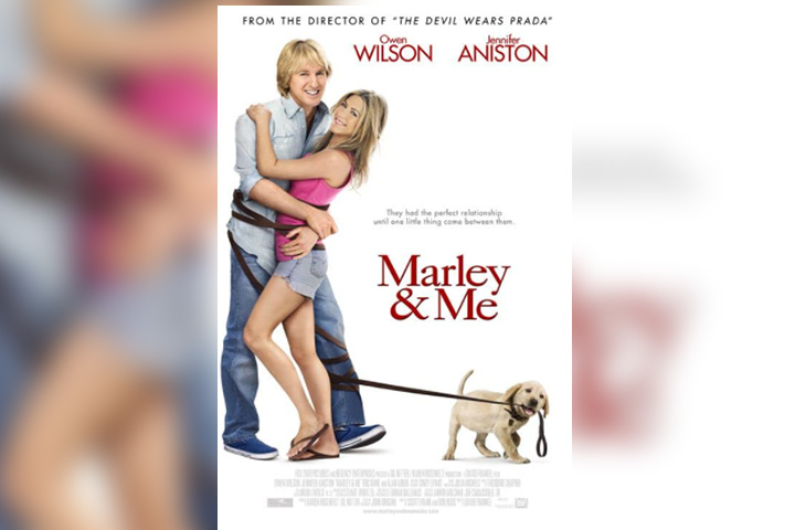 Marley and me, dog movie for kids