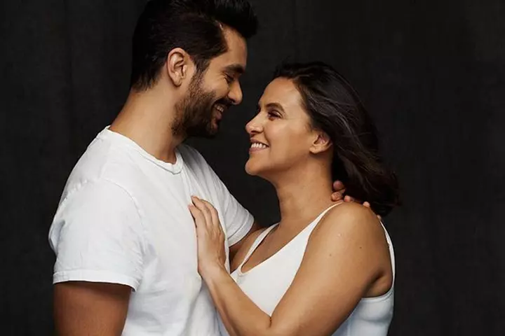 Neha Dhupia and her husband Angad Bedi