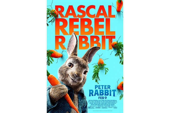 Peter Rabbit, easter movie for kids