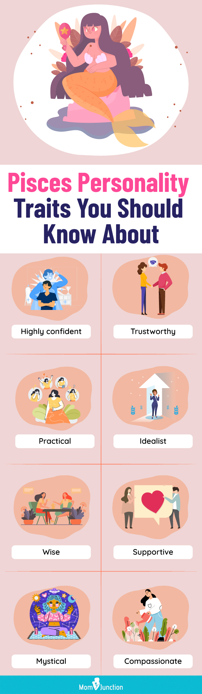pisces personality traits you should know about(infographic)