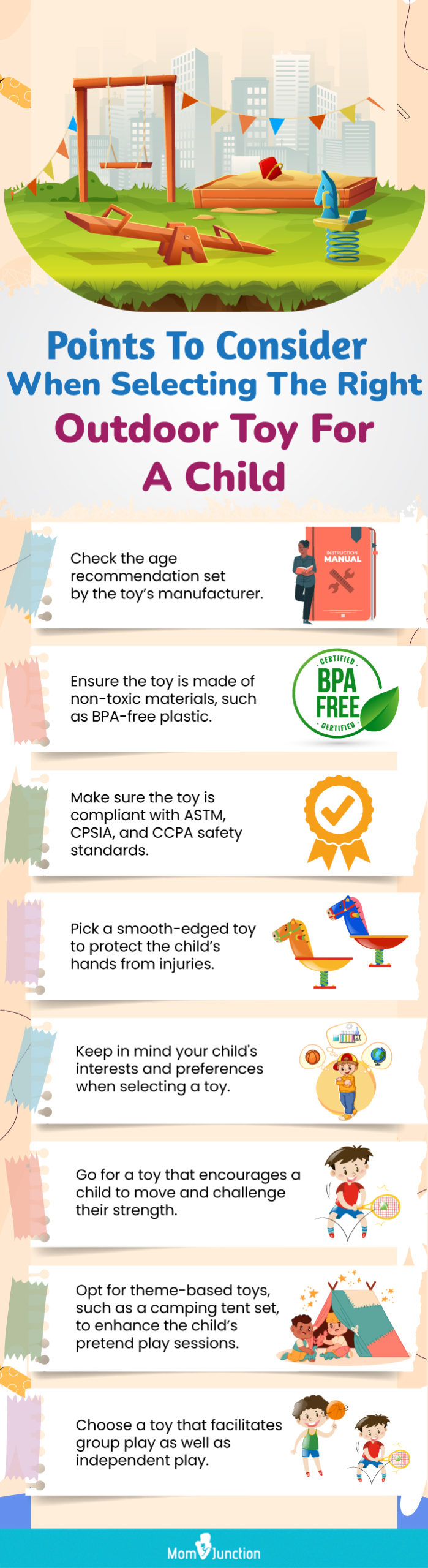 Points To Consider When Selecting The Right Outdoor Toy For A Child (infographic)