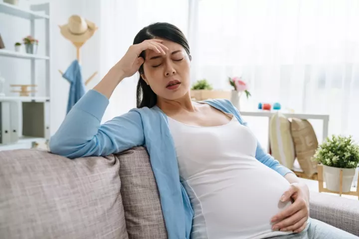 Severe headache could be a sign of preeclampsia