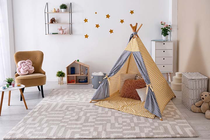 Tent for imaginative play, Playroom ideas for toddlers
