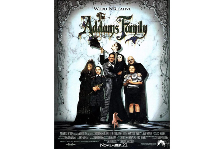 The Addams Family, Thanksgiving movies for kids