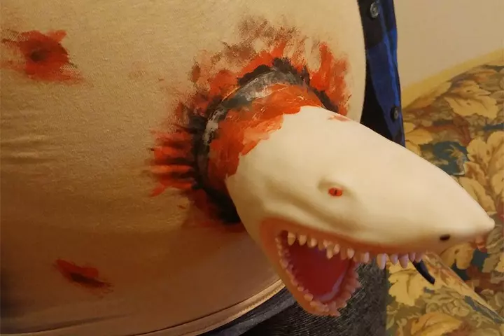 The DIY Man-Eater Shark Costume