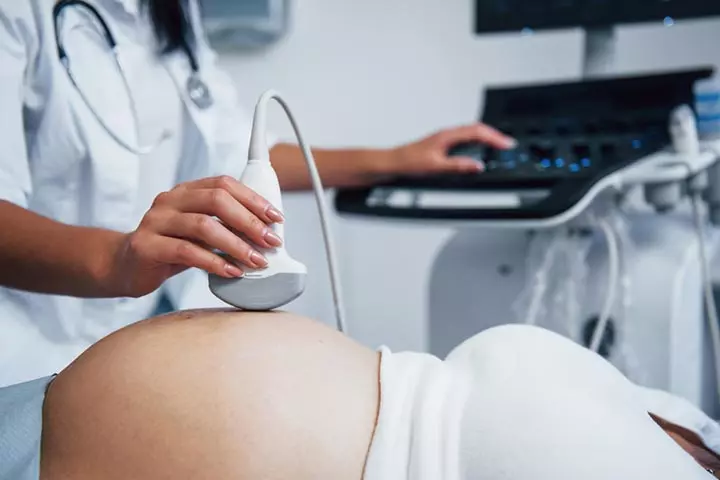 Ultrasound scan during pregnancy