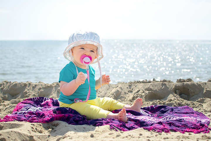 Use hat to protect baby