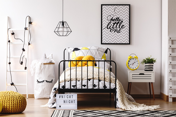 Vintage, toddler room idea for boys and girls