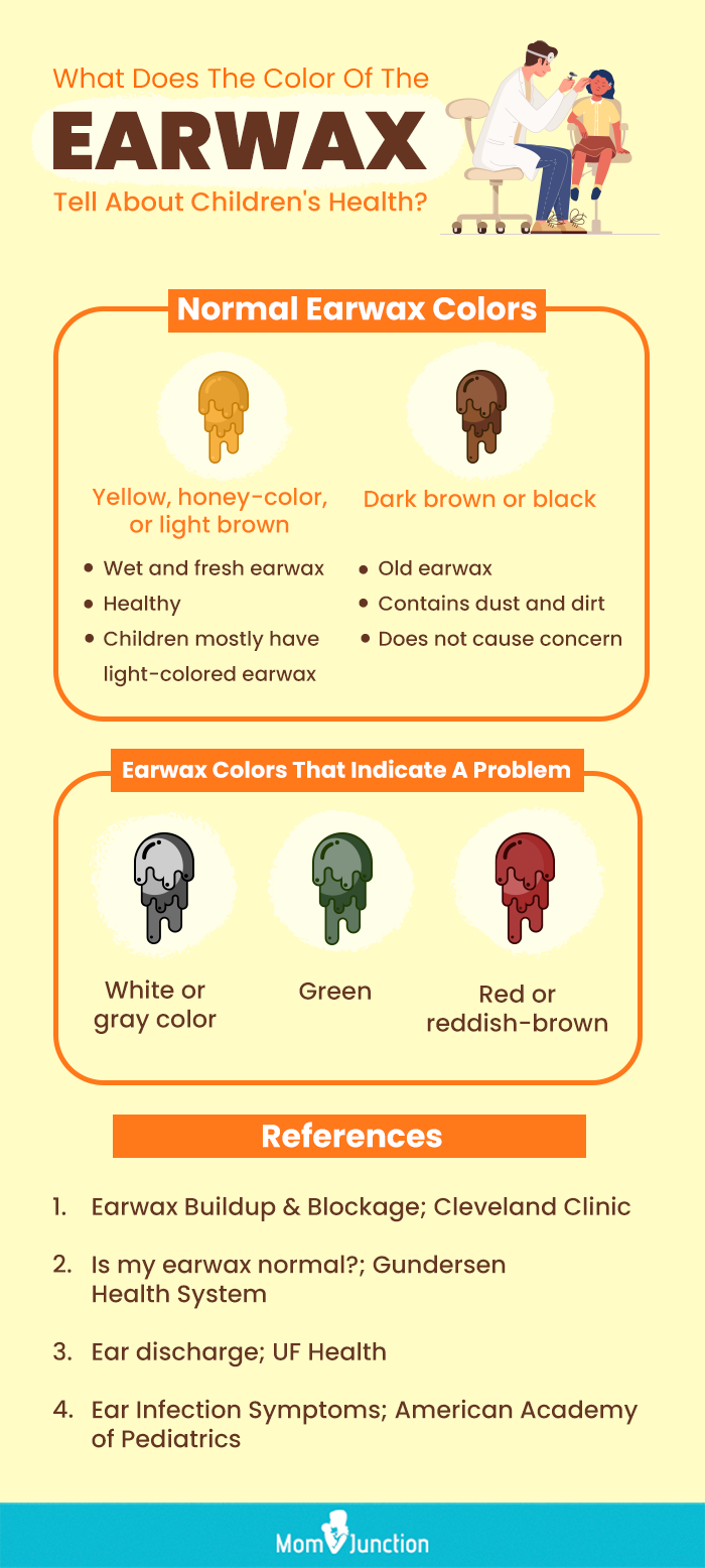 how does earwax color relate to health [infographic]