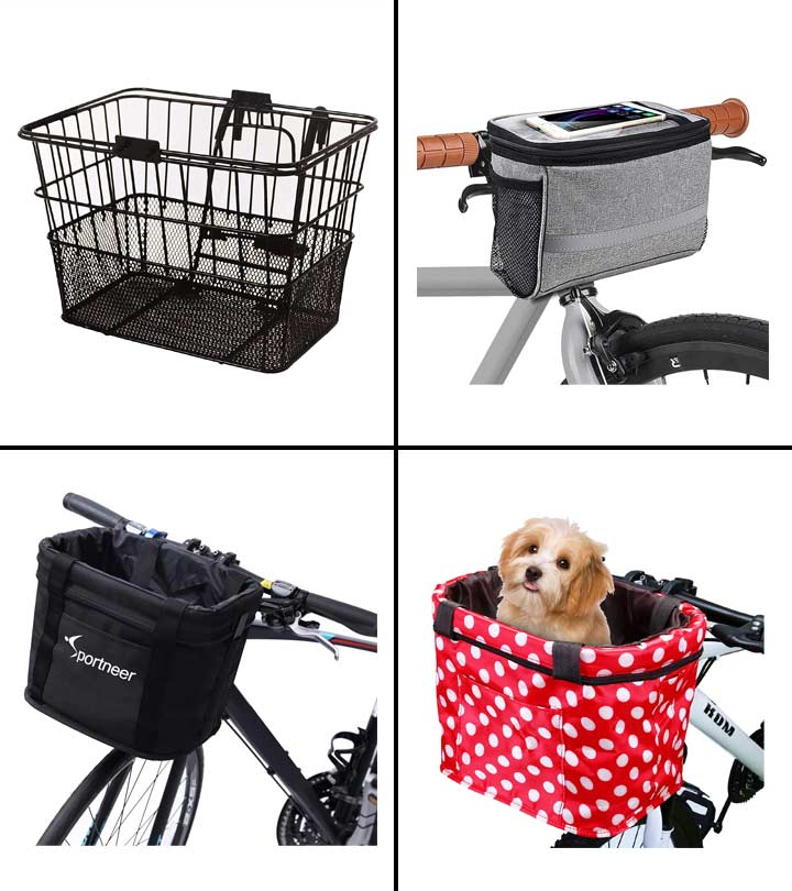 Detachable Dog Bike Basket with Adjustable Leash Commuter Easy Install Quick Release Bicycle Basket Front Handlebar for Pet KOVOSCH Bike Basket Front Camping and Outdoor Shopping 