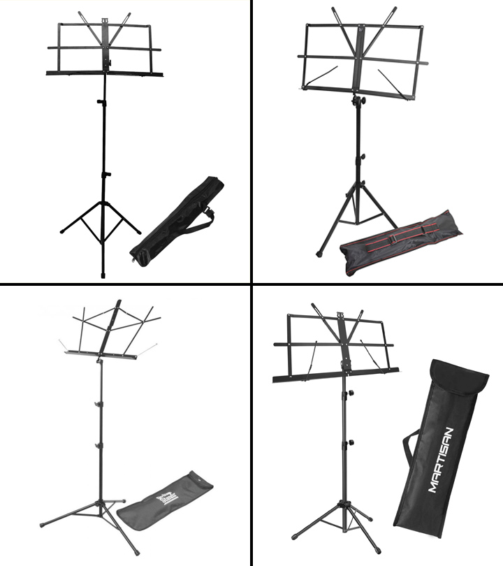 Useful Heavy Duty Foldable Sheet Music Stand Holder with Carry Case Gig Bag JH 