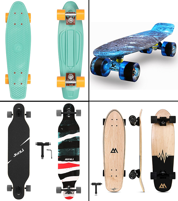Beleev Cruiser Skateboards for Beginners 27 Inch Complete Skateboard for Kids T 
