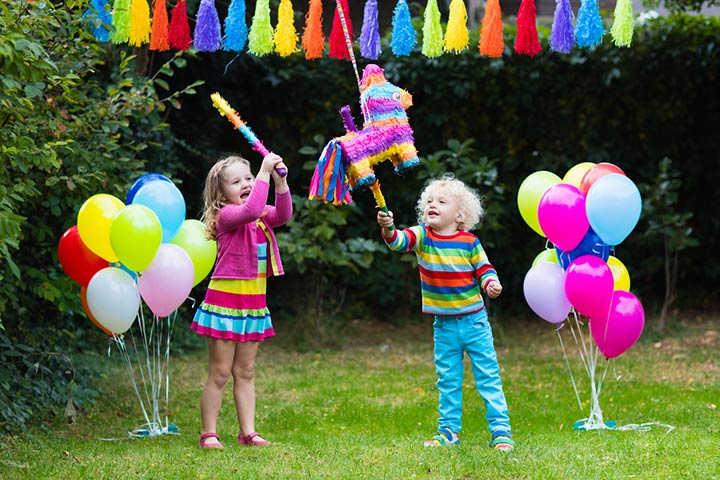 Water bag pinata summer activities for toddlers