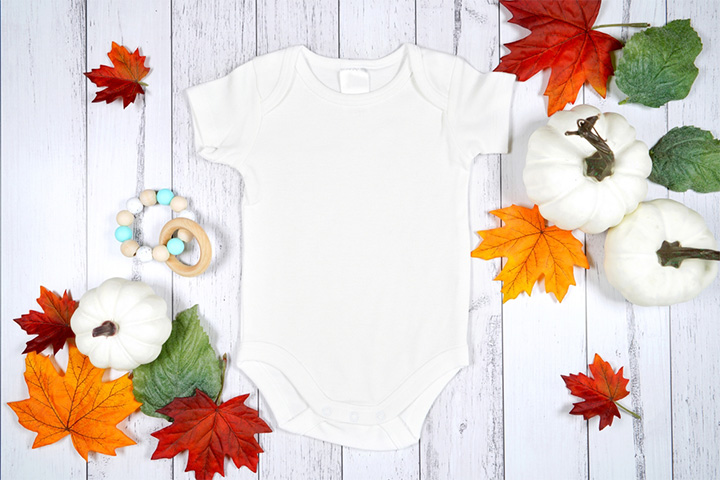 A Personalized Autumn-Themed Onesie