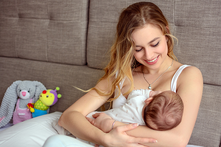 Breastfed infants can usually start solids by the age of six months