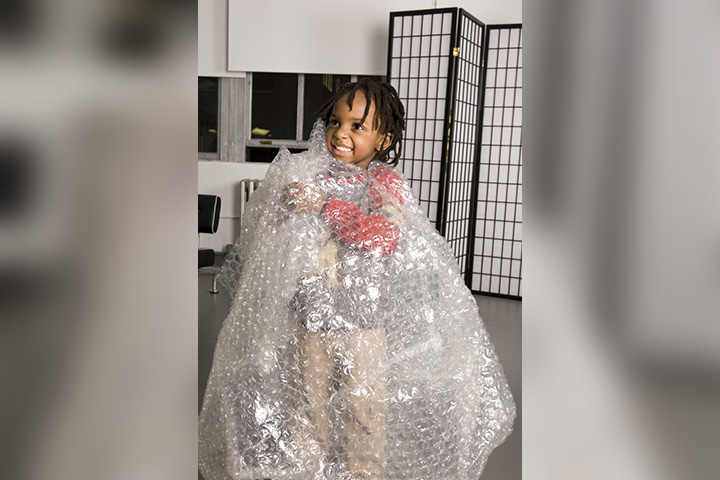 Bubble wrap game activities for kids with adhd