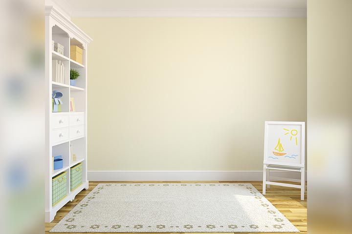 Built-in shelves for kids room storage ideas