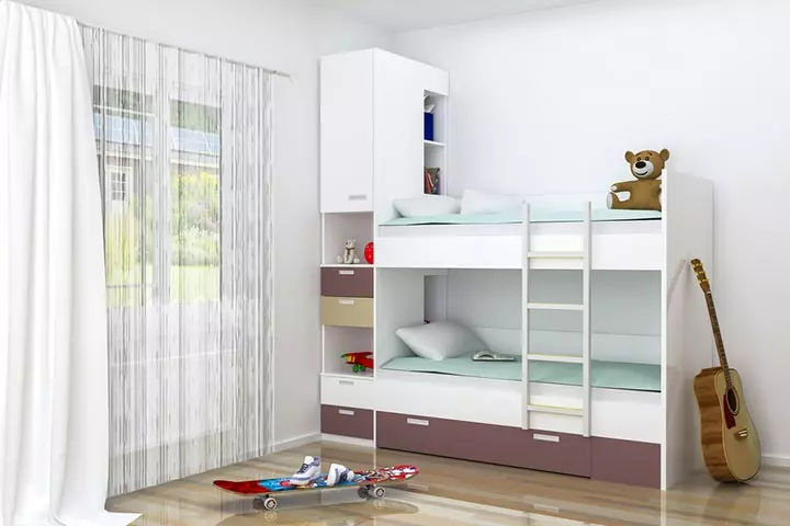 Bunk beds for kids room storage ideas